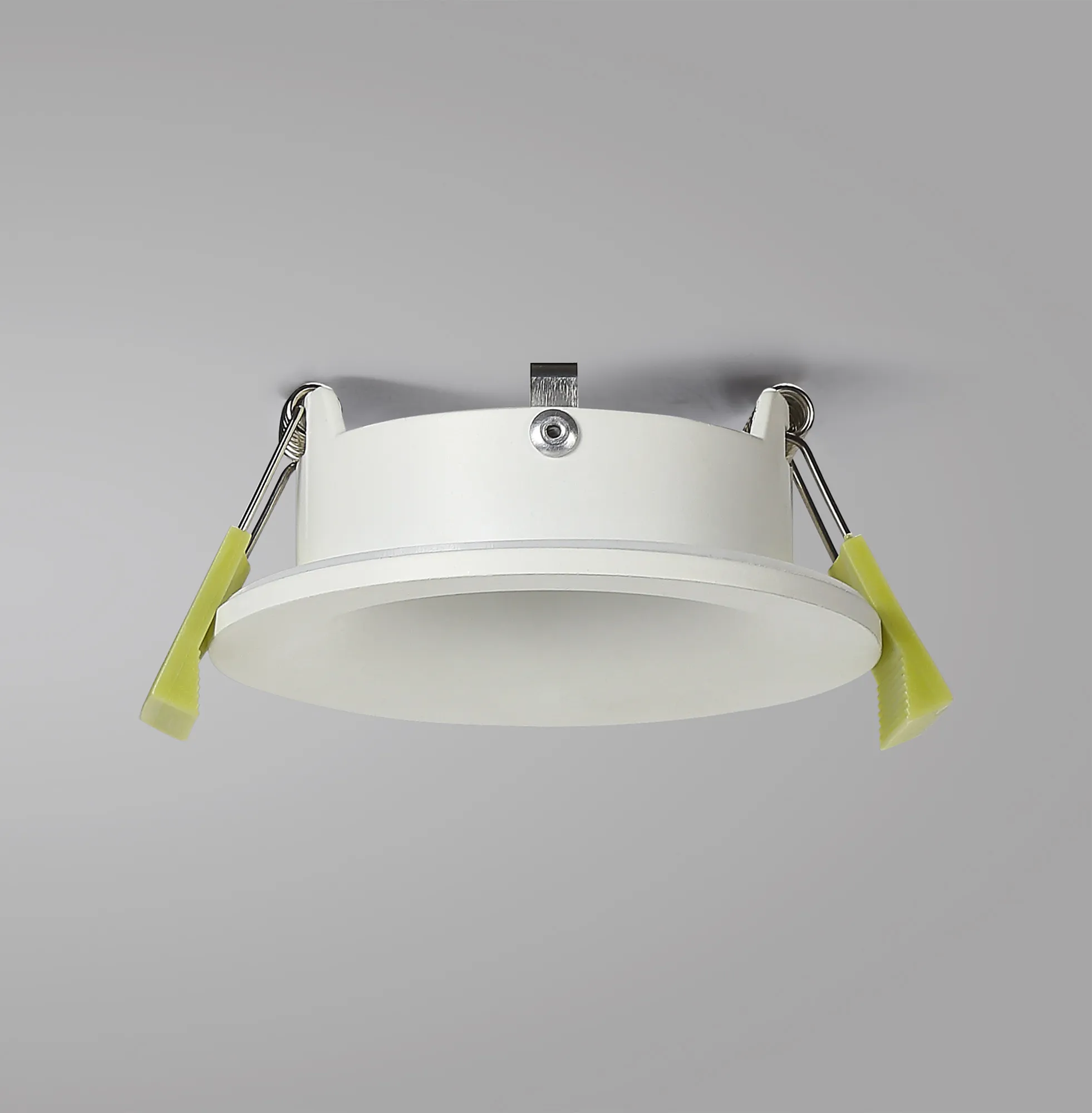 Bruve GU10 Recessed Round Matt White IP65 Downlighter, Cut-Out 68mm DX200400  Dlux Bruve IP65